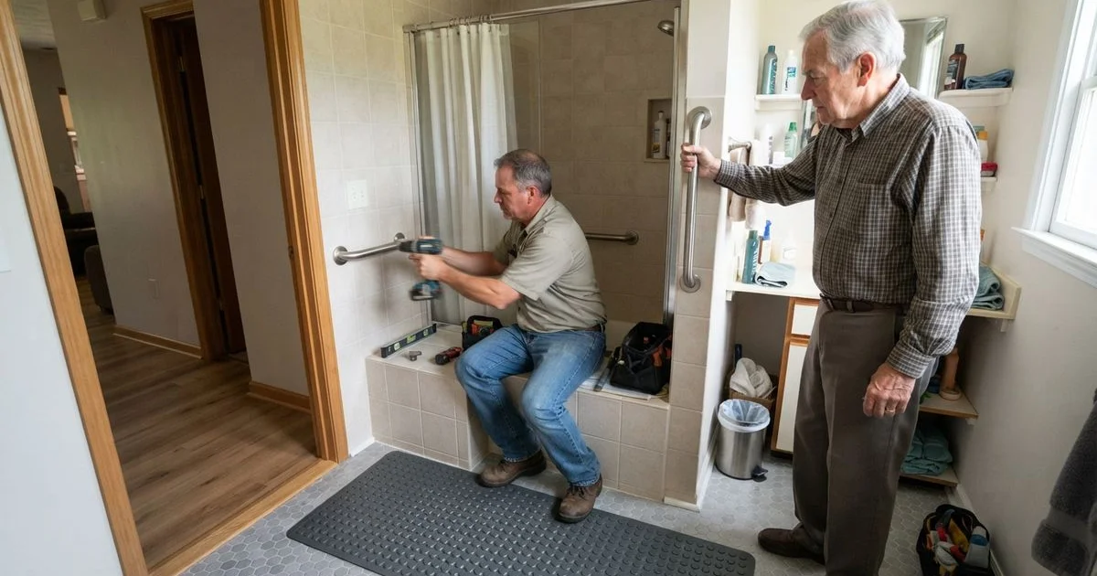 Helping an aging parent age in place: handyman modifications that help
