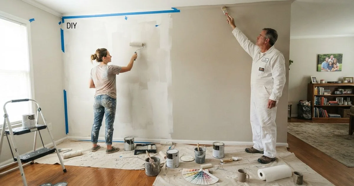 Interior painting in Georgia: when to DIY and when to hire a pro