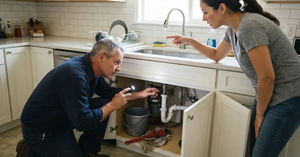Handyman or licensed plumber? What to expect for a plumbing repair visit