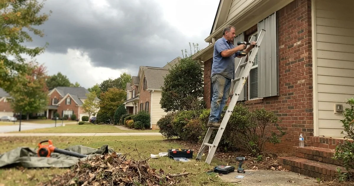 Storm season home prep: what a Georgia handyman can fix before the next storm